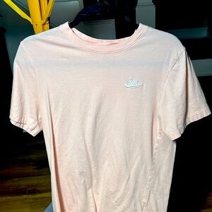 Pink Nike shirt